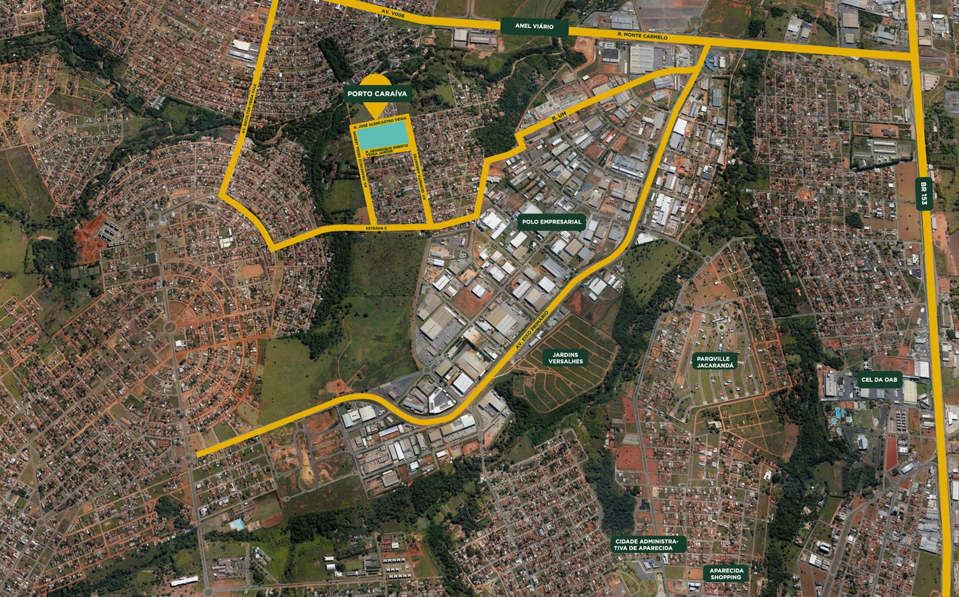 Condomínio fechado com lazer completo ao lado do polo empresarial.